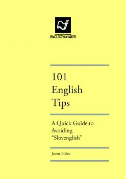 Naslovnica za 101 ENGLISH TIPS: A Quick Guide to Avoiding “Slovenglish”