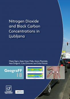 Naslovnica za Nitrogen Dioxide and Black Carbon Concentrations in Ljubljana