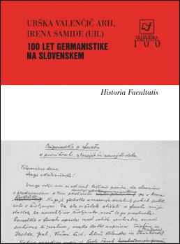 Naslovnica za 100 let germanistike na Slovenskem