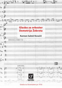 Naslovnica za Glasba za orkester Demetrija Žebreta